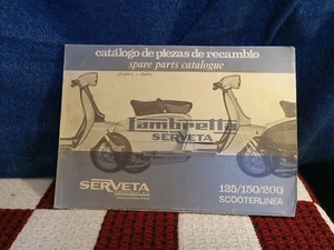 Libro Catálogo Piezas Serveta Lambretta Vintage 125/150/200 Scooterlinea Original - Imagen 1 de 14
