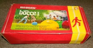 Regent Bocce Ball Set Made in Italy 4" Diameter Balls Complete Look !