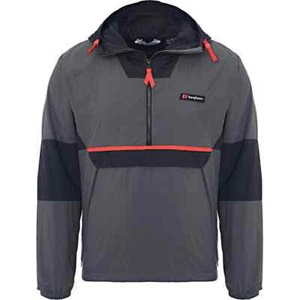 Berghaus Mens Urban Co-ord Wind Jacket Grey Black Size S M Windproof Jumper - Picture 1 of 15