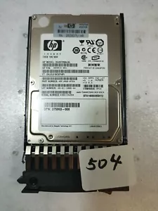 - HP DG0072BALVL 73GB 10K 2.5" SAS Server Hard Drive PN:504015-001 / 375863-008 - Picture 1 of 2