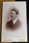 junger Mann mit Bart - Portrait / CDV F. X. Siegel Kempten