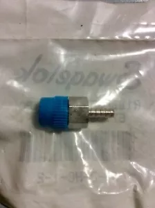 Swagelok SS-2-HC-1-2 Stainless Steel Hose Connector, 1/8 in. Male NPT, 1/8 in. - Picture 1 of 3