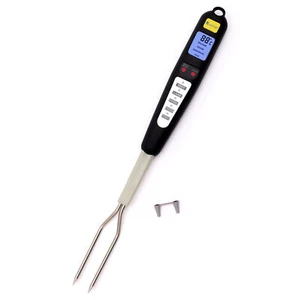 Einstichthermometer Gabel Kerntemperatur Braten Fleisch Rind Huhn Thermometer - Bild 1 von 4