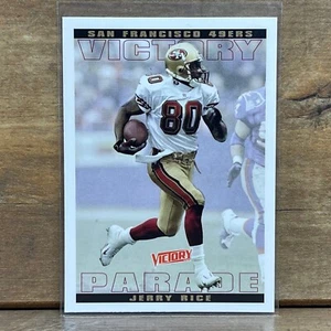 1999 Upper Deck Victory Football Card Jerry Rice #348 San Francisco 49ers HOF - Picture 1 of 2