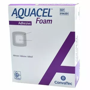 Aquacel Schaumstoff-Klebeverband 8 cm x 8 cm x 10 - Bild 1 von 1