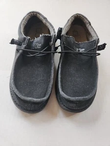Hey Dude Men's Wally Sox Jet Black. Lightweight Slip On  US 8 EU 41 - Picture 1 of 6