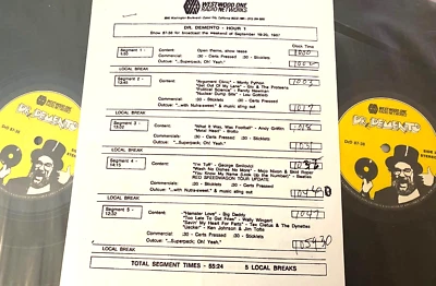 9/19/87 (#87-36) DR DEMENTO CHEECH & CHONG FEATURE; 2 CHEECH MARIN INTERVIEWS - Image 1 of 2