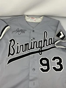 Frank Thomas Signed Birmingham Barons Authentic Wilson Jersey Beckett COA - Picture 1 of 7
