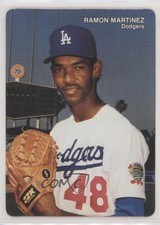 1990 Mother's Cookies Los Angeles Dodgers Stadium Giveaway Ramon Martinez #17