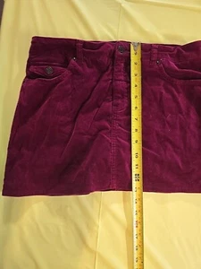 Limited Too Size 18 Girls Corduroy Dark Red Skort - Picture 1 of 9
