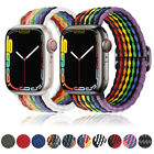 For Apple Watch 9 8 7 6 5 4 SE Ultra 2 Braided Nylon Sport Band 40/44/41/45/49mm