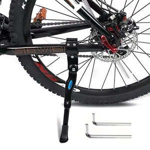 Bike Kickstand Kids- Adjustable Rear Side Aluminum Alloy Bicycle Stand Kickst... - Picture 1 of 7