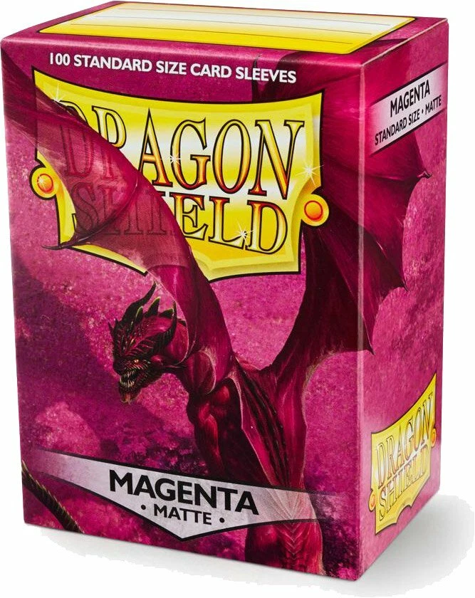Dragon Shield Matte Magenta 100 Protective Sleeves