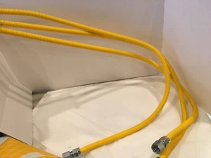 Brasscraft CSSD54-48 Gas Dryer Flex-Line 1/2” OD X 48" Length 1/2” FIP X 1/2”MIP - Picture 1 of 4