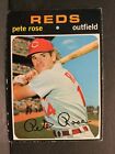 1971 Topps Baseball #100 Pete Rose Cincinnati Reds Card Sku85M