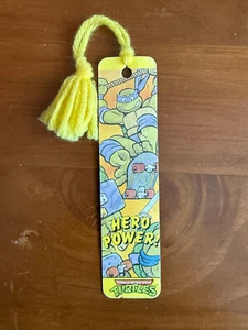 TMNT Teenage Mutant Ninja Turtles 1990 Lesezeichen Skateboard Hero Power - Bild 1 von 3