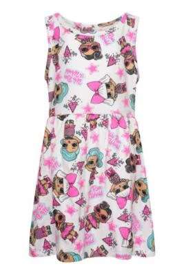LOL Surprise Girls Dress Sleeveless Vest Skater Summer Kids Childrens Ex Matalan