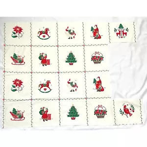 Country Christmas Patches Cranston VIP Pillow Applique Quilt Apron Sewing 80s - Picture 1 of 3