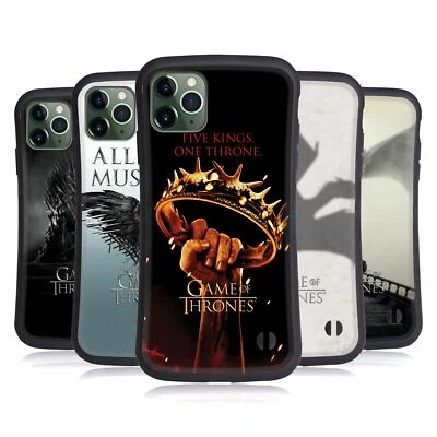 OFFICIAL HBO GAME OF THRONES KEY ART HYBRID CASE FOR APPLE iPHONES PHONES - Image 1 of 4