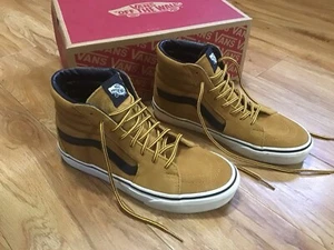 Vans Off The Wall Sk8 Hi High Top Mens Sz. 5.5 Women’s 7.0 Unisex Brown Suede - Picture 1 of 6