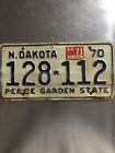 North Dakota License Plate 1970