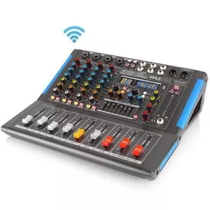 Pyle 4 Ch. Studio DJ Controller Audio Mixer w/Equalizer, MP3/CD Player PMXU46BT - Picture 1 of 8