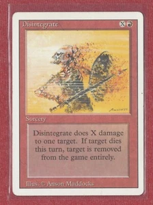 Disintegrate ~ 3rd Edition Revised MTG Magic LP condition - Bild 1 von 2