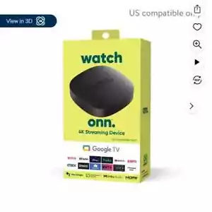 onn Android TV 4K Streaming Box (Nuovo, 2023), 4K UHD Compatibile con Stati Uniti e Porto Rico - Foto 1 di 10