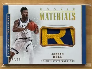 JORDAN BELL - 2017-18 - Panini National Treasures - ROOKIE MATERIALS /10 #RM-22 - Picture 1 of 7