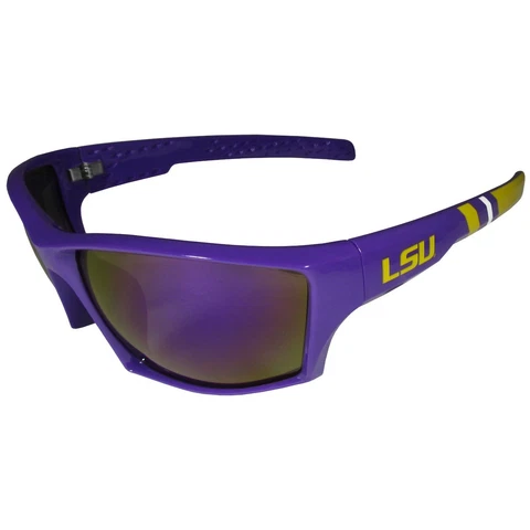 LSU Tigers Edge Wrap Sunglasses (NCAA) Licensed Cover