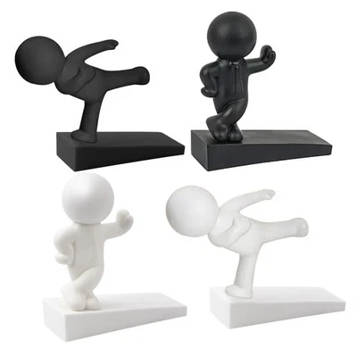 Lindo tope de puerta decorativo y resistente, cuña delantera inferior Foto 1 de 4