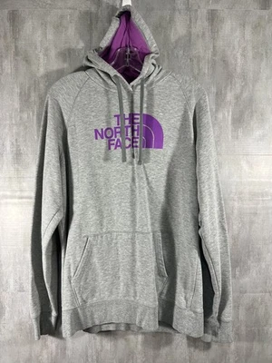 Sudadera con Capucha The North Face Mujer Atlética Gris/Púrpura Manga Larga Talla XL Foto 1 de 4