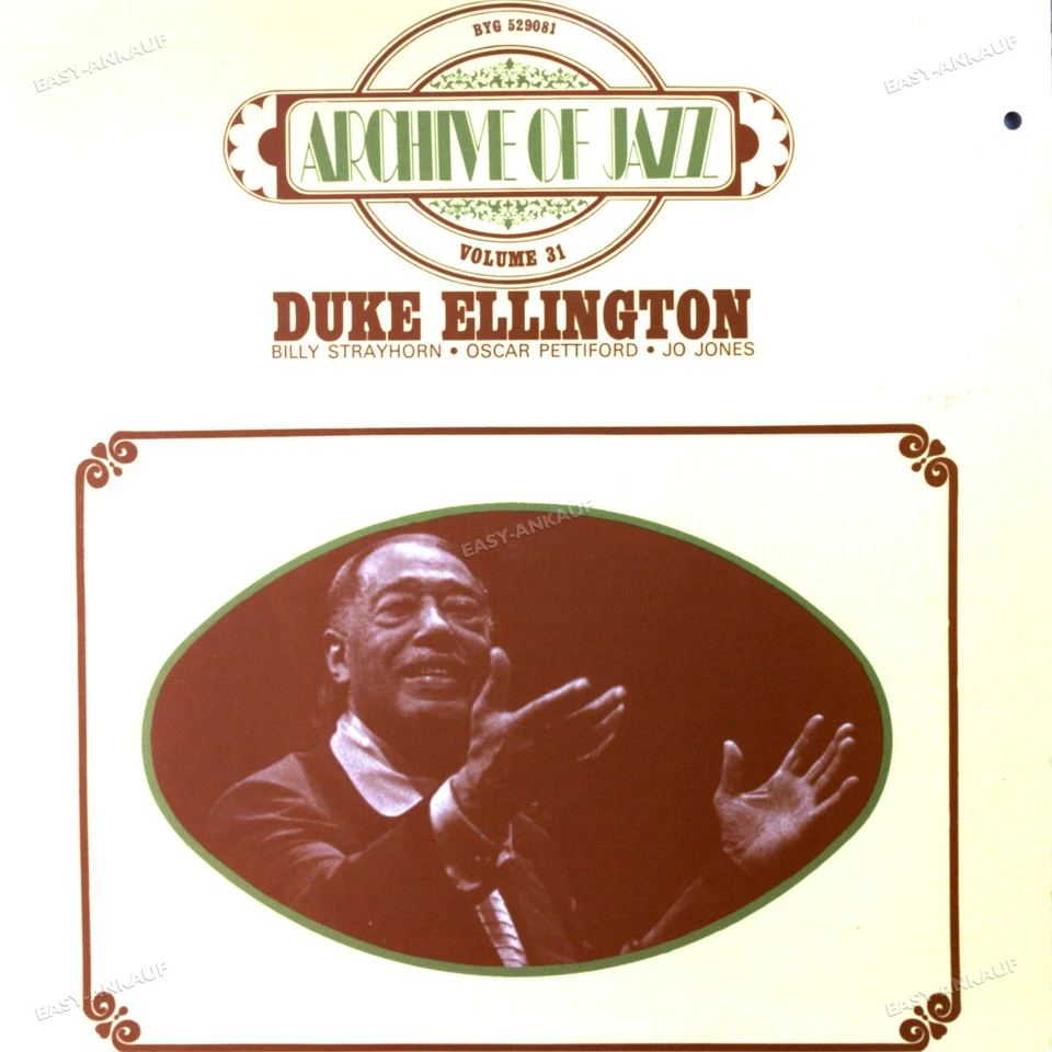 Duke Ellington - Archive Of Jazz Volume 31 LP (VG/VG) .* - Image 1 of 1