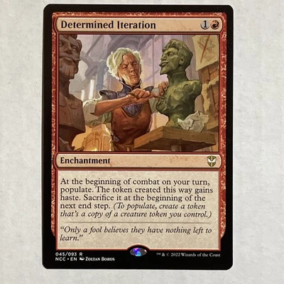 Determined Iteration Near Mint, English New Capenna Commander MTG Magic - Image 1 of 2