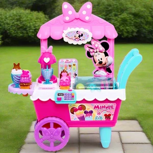 Disney Junior Minnie Mouse Ice Cream Cart Sweets and Desserts - Picture 1 of 24