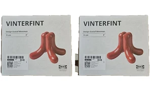 2 PACK - Sold Out Gustaf Westman x Ikea Limited Edition Candlestick Candle Red - Picture 1 of 2