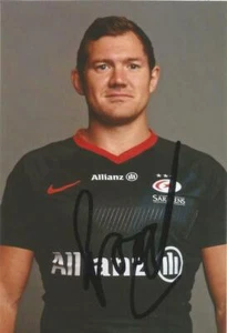 SARACENS RUGBY UNION: ALEX GOODE SIGNED 6x4 PORTRAIT PHOTO+COA - Picture 1 of 1