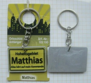 HOHEITSGEBIET MATTHIAS ................... Keychain / Schlüsselanhänger - Bild 1 von 1