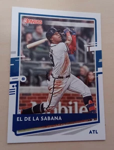 Ronald Acuña JR 2020 Panini Donruss (variación de apodo #170 (Melbourne Aces) - Imagen 1 de 2