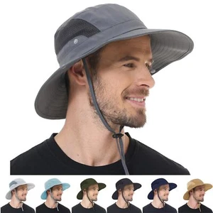 Sombrero para el sol para hombre/mujer Protección UV de ala ancha - Picture 1 of 6