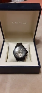 Andre Giroud Men's Watch - Black Stainless Case - Picture 1 of 5