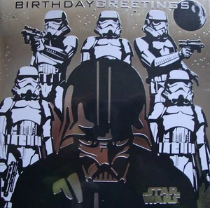 Star Wars Birthday Card Darth Vader Birthday Card - Picture 1 of 1