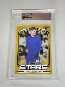 Jude Soonsup-Bell Tottenham 2022 Leaf Metal Stars Clear Gold Proof 1/1 - Bild 1 von 1