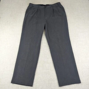 Vtg Duluth Trading Pants Mens 38x34 Pleated Stretch Rayon Blend Khaki Slacks - Picture 1 of 14