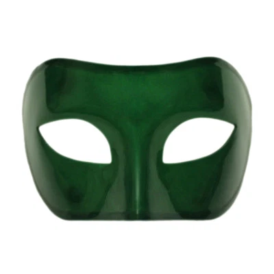 Green Venetian Masquerade Mask ~ MARDI GRAS, WEDDING, PROM, COSTUME PARTY MASK - Image 1 of 3