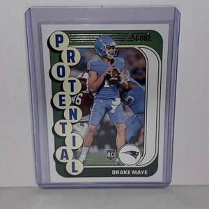 2024 Score Football #2 Drake Maye Patriots Rookie - Picture 1 of 2
