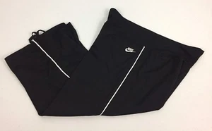 Nike Sportswear Damen Medium Caprihose schwarz bestickt Y2K Retro 90er gebraucht, in einwandfreiem Zustand - Bild 1 von 6