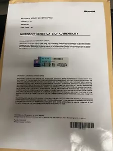 Microsoft Exchange Server 2019 Enterprise 1000 User CAL X06-05242 - Picture 1 of 1