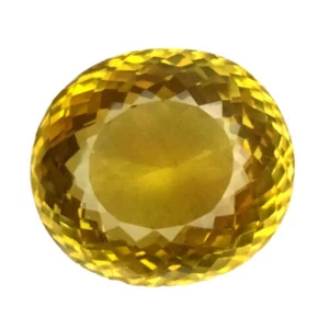 32.54 CTS yellow natural apatite oval cut loose gemstones - Bild 1 von 3