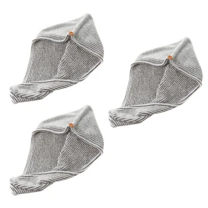 3 PCS Quick Dry Hair Towel Head Bath Towel Absorbent Hair Towel - Picture 1 of 11